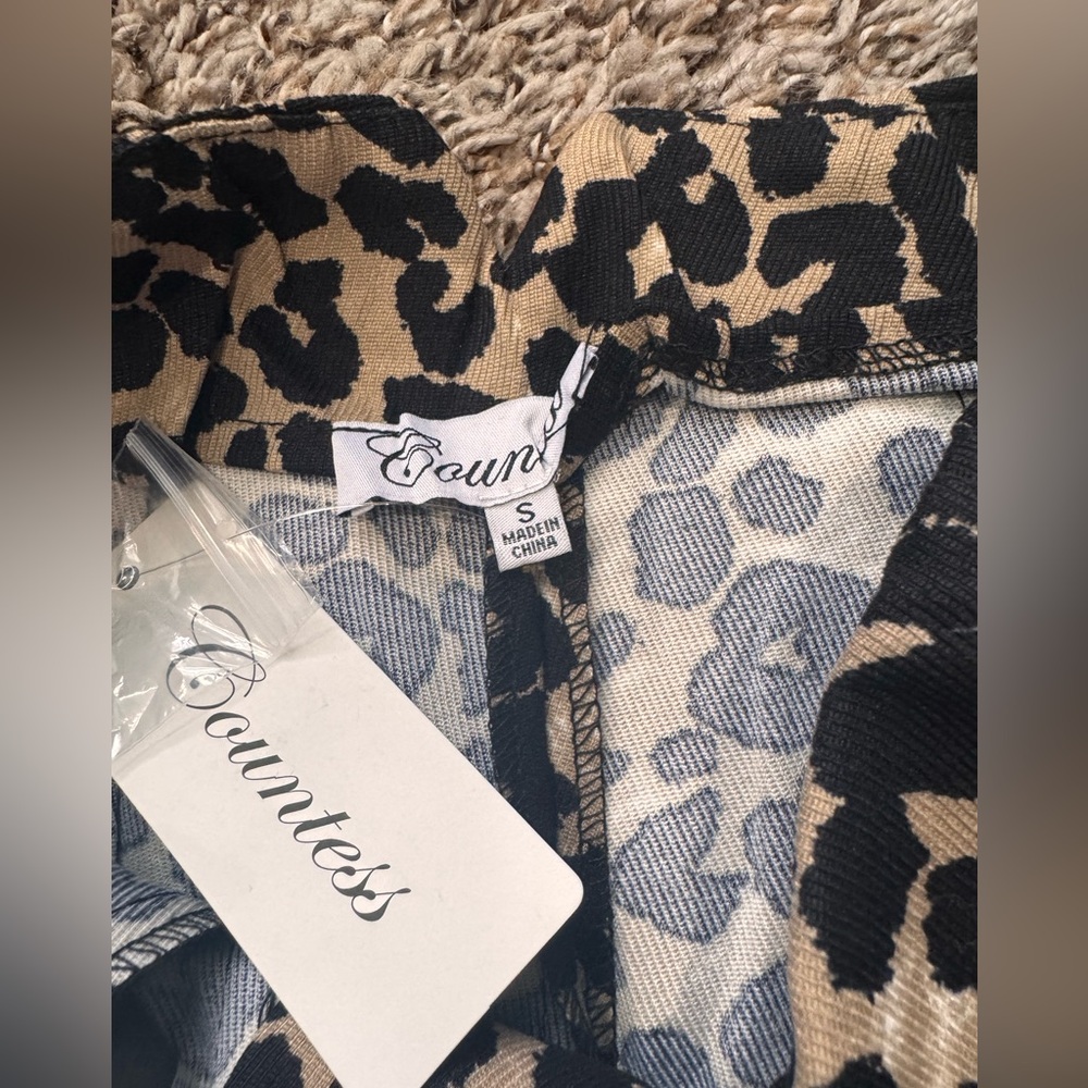 Leopard Print Pants-Small - Picture 2 of 4